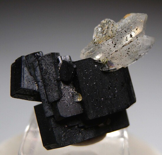Babingtonite with Quartz