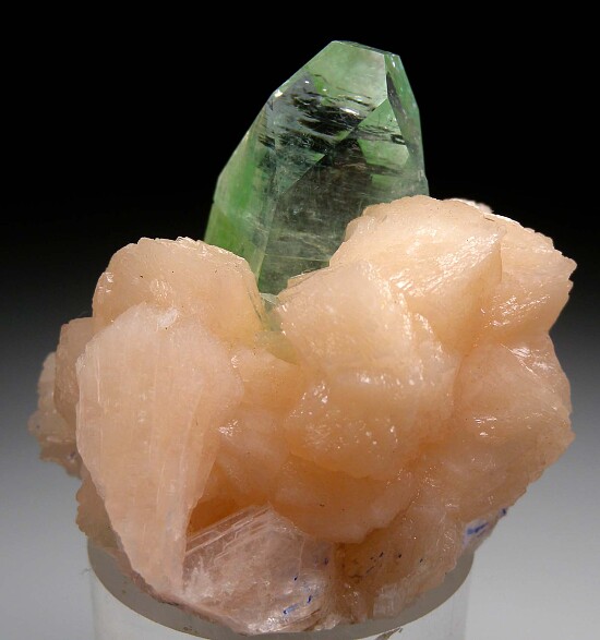 Apophyllite on Stilbite