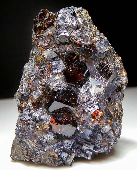 Spessartine with Galena