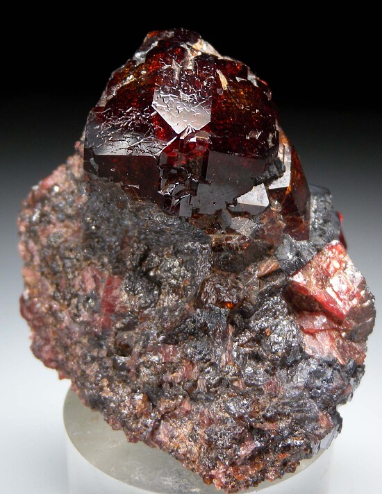 Spessartine with Galena