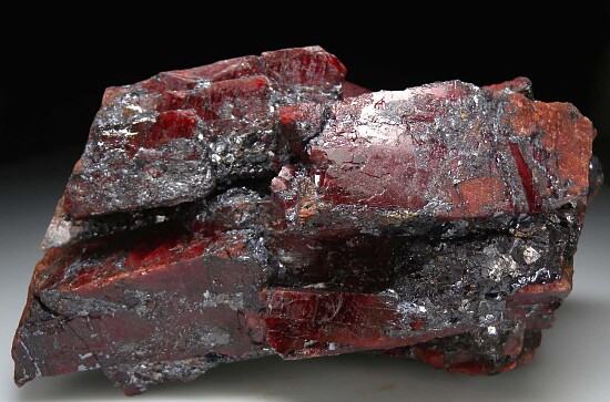 Rhodonite with Galena