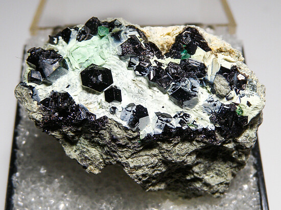 Andradite with Chrysocolla