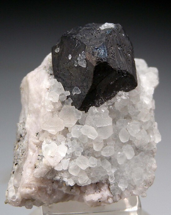 Bornite on Calcite