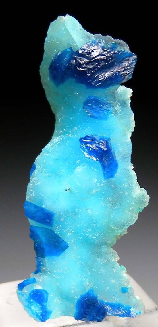 Veszelyite on Hemimorphite