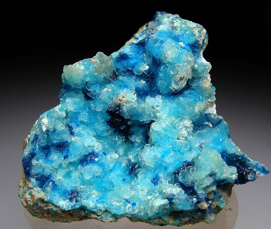 Veszelyite on Hemimorphite