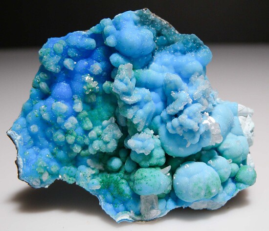 Cerussite on Hemimorphite