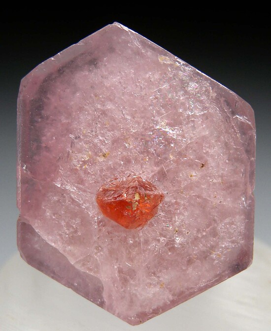 Spessartine on Apatite