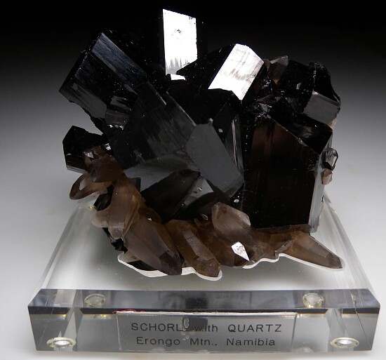 Schorl with Quartz
