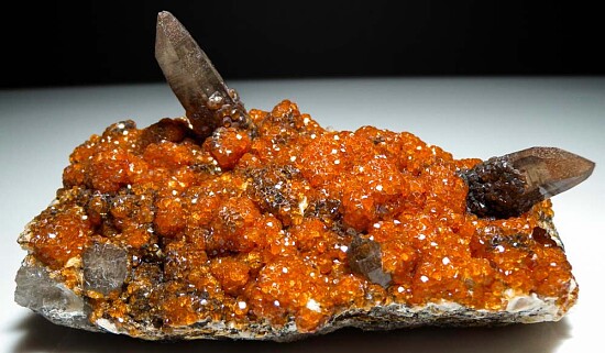 Spessartine with Quartz