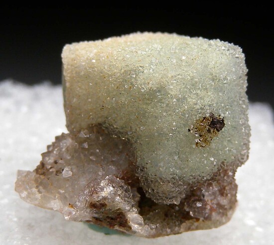 Quartz on Malachite after Azurite