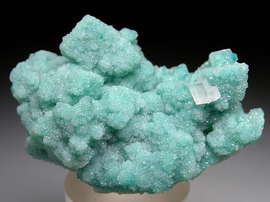Dioptase, Calcite
