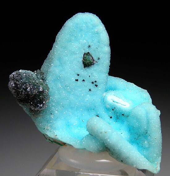 Chrysocolla pseudomorph