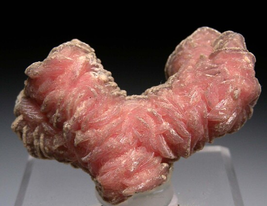 Rhodochrosite stalactite