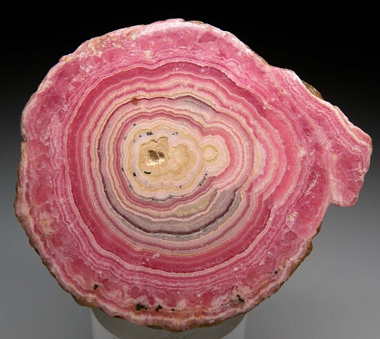 Rhodochrosite stalactite
