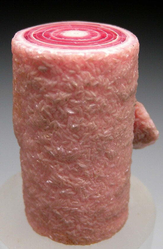 Rhodochrosite stalactite