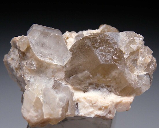 Phenakite with Smokey Quartz