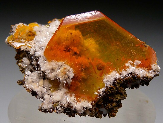 Wulfenite with Willemite