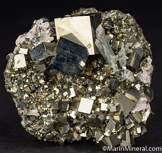 Pyrite with Quartz