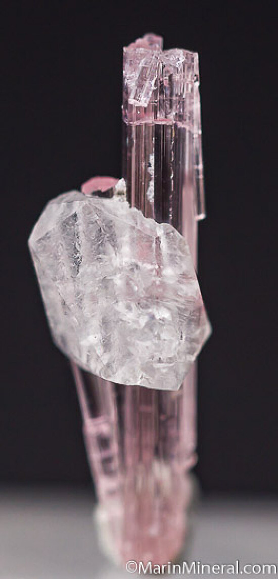 Pollucite on Tourmaline