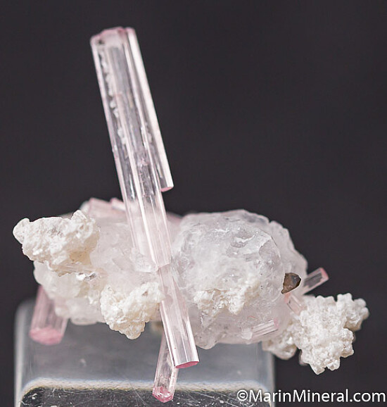 Pollucite on Tourmaline