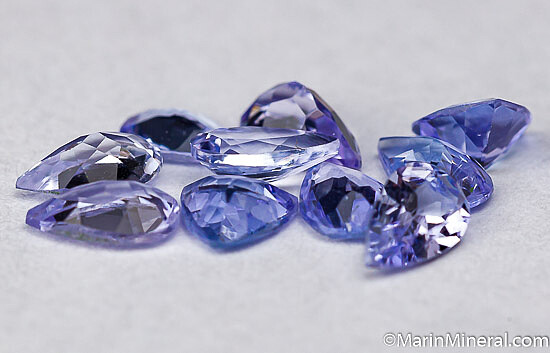 Tanzanite gemstones