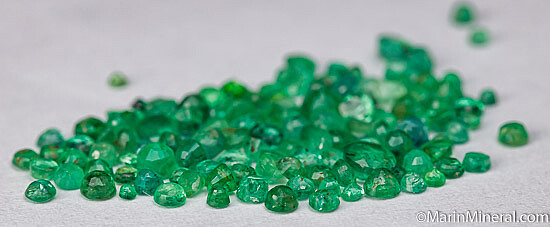 Emerald gemstones