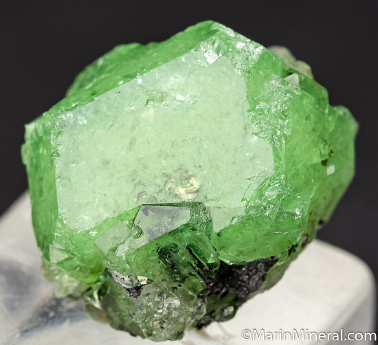 Tsavorite with included Graphite