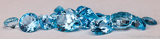 Topaz gemstones