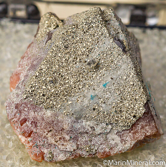 Pyrite on Scheelite
