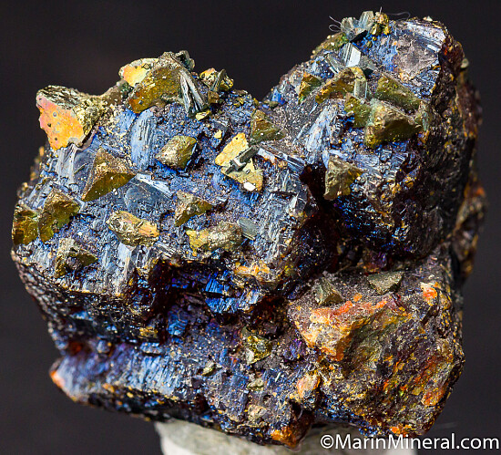 Chalcopyrite on Sphalerite