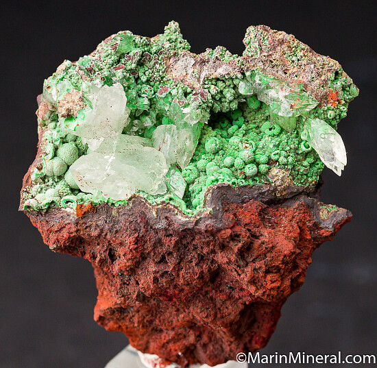 Calcite on Conichalcite