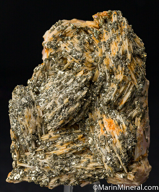 Pyrite on Barite