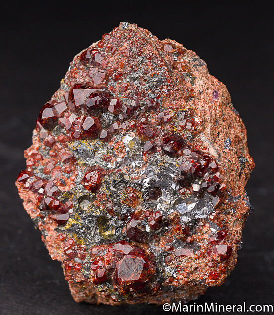 Spessartine with Galena