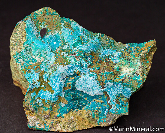 Quartz over Chrysocolla
