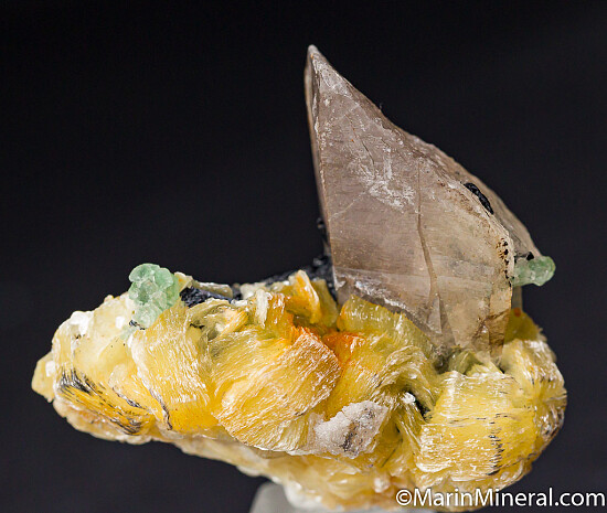 Fluorite, Schorl, Quartz, Mica