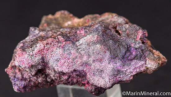 Silver with Erythrite