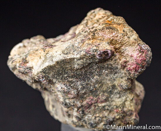 Silver with Erythrite