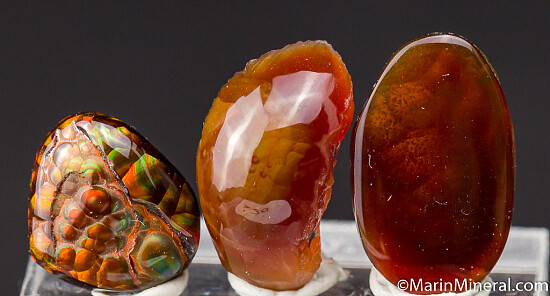Quartz var. Fire Agate