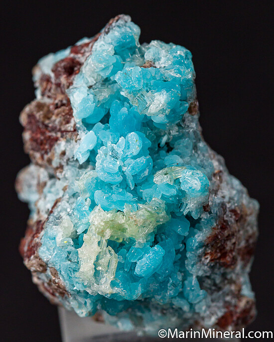 Cerussite on Hemimorphite