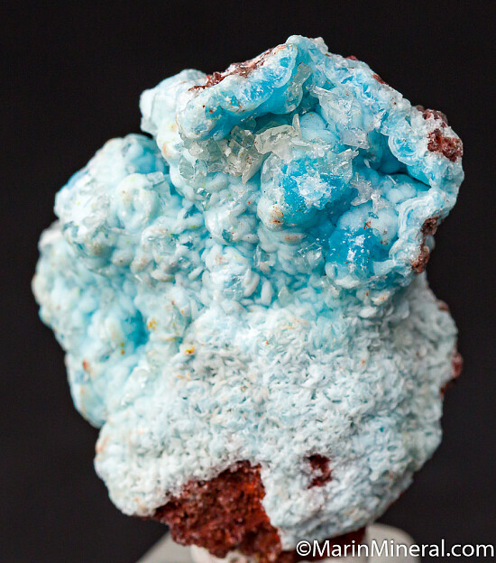 Cerussite on Hemimorphite