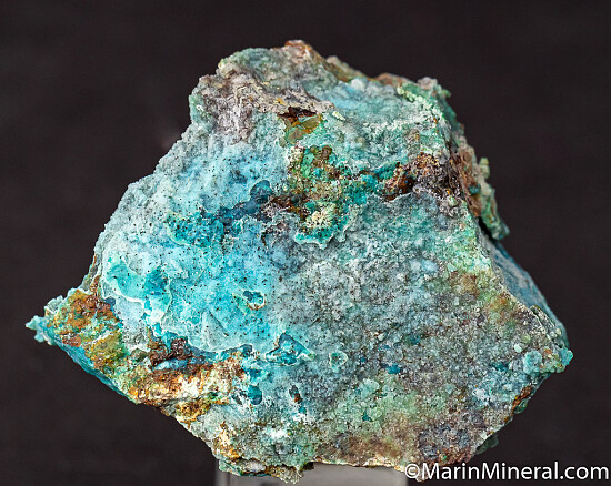 Quartz over Chrysocolla