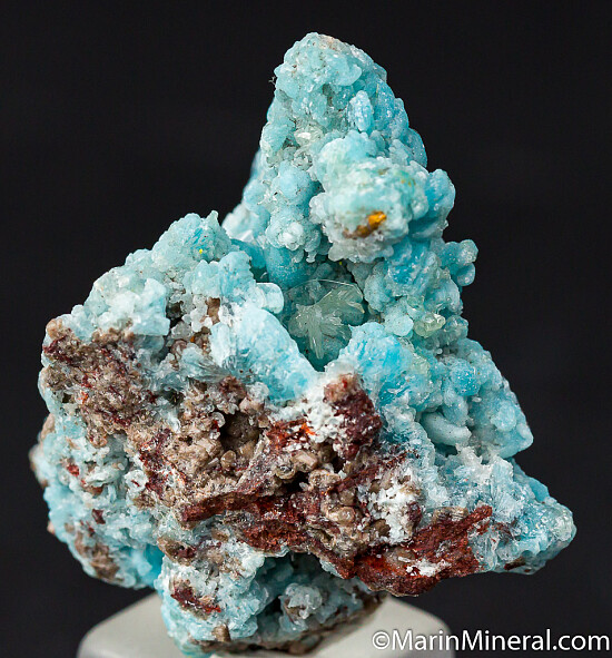 Cerussite on Hemimorphite