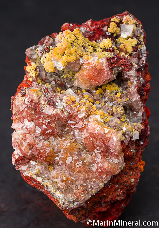 Mimetite with Calcite