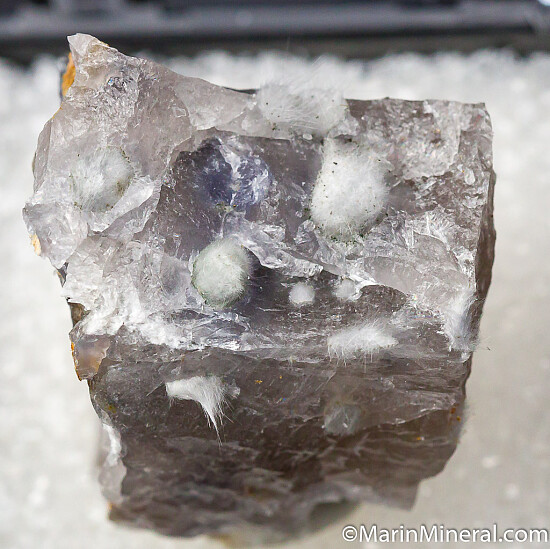 Holmquistite in Quartz