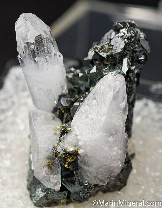 Tetrahedrite with Quartz and Calcite