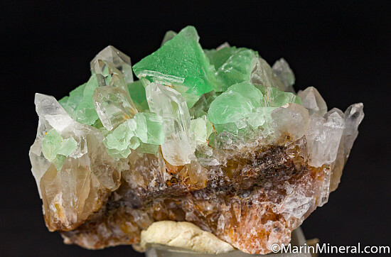 Fluorite with Quartz