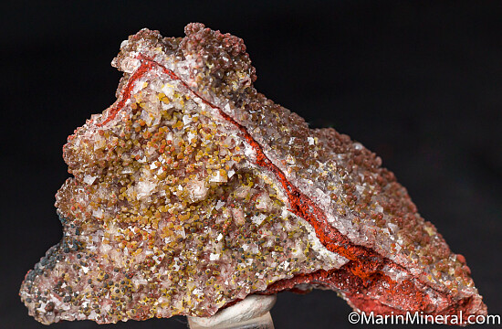 Mimetite with Calcite