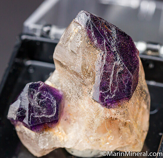 Amethyst over Quartz