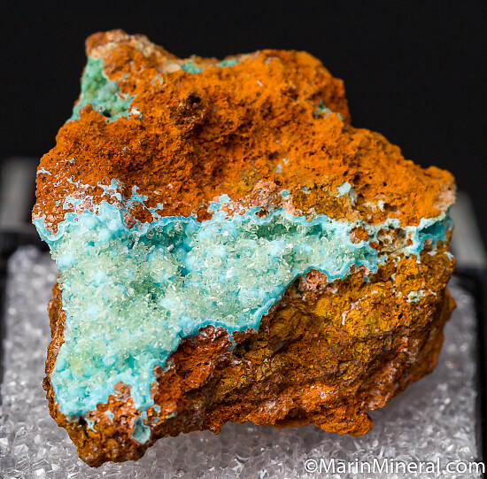 Senegalite on Turquoise