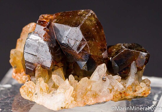 Cassiterite with Quartz